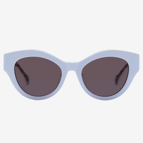 Camilla “The Duchess” white leopard classic acetate boho beach chic sunglasses
